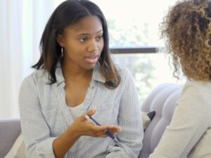 A licensed therapist